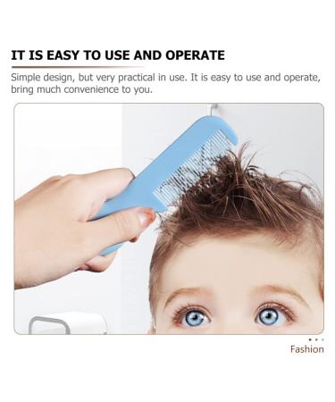 iBasenice 4pcs Colorful Baby Hair Grooming Comb Set - Round Teeth Newborn Styling Combs with Handle - Fine Massage & Dressing Comb for Unisex Babies - Buy Online on GoSupps.com