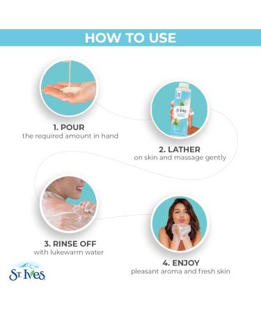 St. Ives Sea Salt & Pacific Kelp Exfoliating Body Wash | 22 Fl Oz | Exfoliate & Nourish Your Skin - International Shipping Available - Buy Online on GoSupps.com