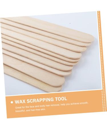Minkissy 400 Pcs Waxed Wooden Sticks - Hair Removal Tools & Spatula for Home Use | Portable Multi-Tool Accessories - Buy Online on GoSupps.com