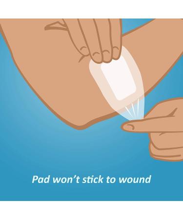3M (W3590) Absolute Waterproof Adhesive Dressing with Pad W3590 3 1/2 in x 8 in You are purchasing the Min order quantity which is 144 EACHS  - Buy Online on GoSupps.com