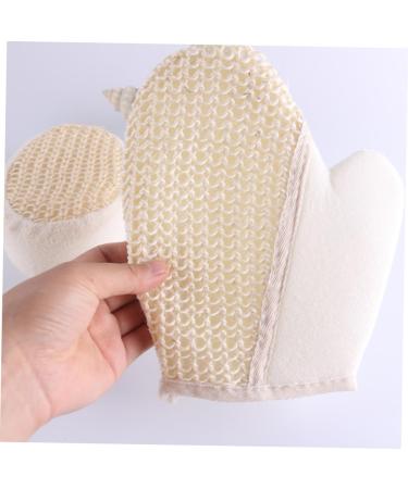 6 Pcs Exfoliating Body Scrub Gloves - Loofah Shower Mitts for Smooth Skin | Bath Scrubbing Gloves Pack - Buy Online on GoSupps.com