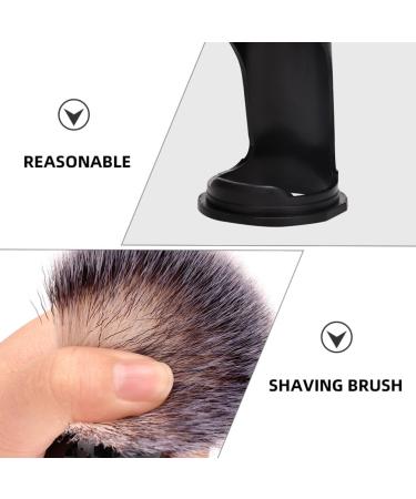 Beaupretty Shaving Brush with Stand - Premium Men's Beard Brush for Perfect Shave | Black Shaving Brush for Salon & Home Use - Buy Online on GoSupps.com