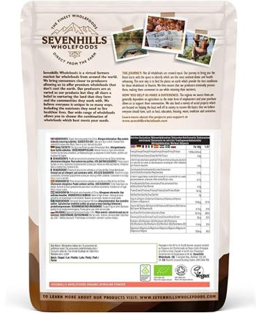 Sevenhills Wholefoods Organic Spirulina Powder 500g 500 g (Pack of 1) - Buy Online on GoSupps.com