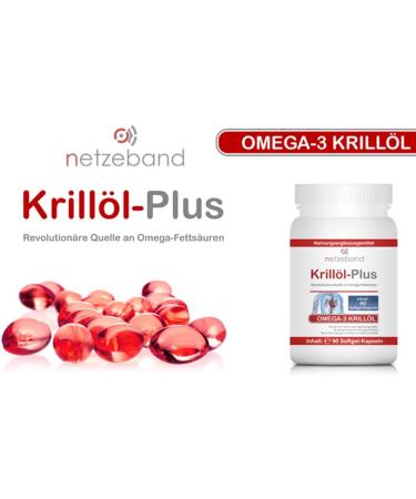 Buy Premium Netzeband Krill Oil 90 Capsules - Omega 3 6 9 & Astaxanthin | International Shipping - Buy Online on GoSupps.com