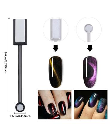 Buy DANNEASY 8pcs Cat Eye Nail Magnet Set - Strong Magnetic Gel Polish Tools for Stunning Nail Art - International Shipping Available - Buy Online on GoSupps.com