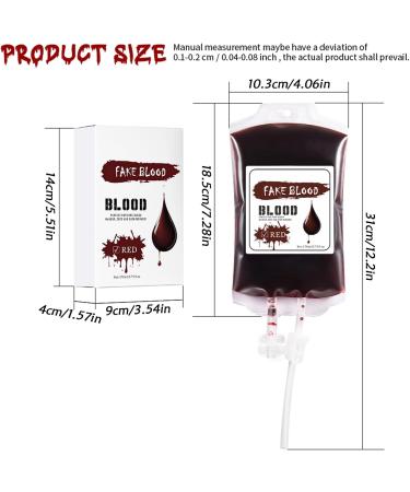  Generisch Liquid face paint | 170 ml Waterproof bag for Halloween red and blue makeup for women and men Spooky party supplies - Buy Online on GoSupps.com