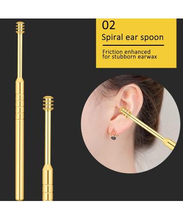 Ear Spoon Stainless Steel Ear Wax Removal for Parents for Adults for Children for Kids - Buy Online on GoSupps.com