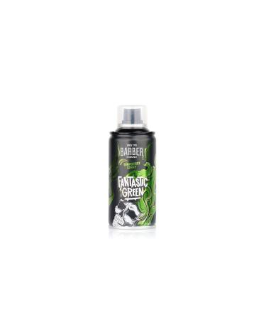 Barber Marmara Hairdresser Colour Hair Spray - Green 150 ml - Hair Colour Spray for Dressing & Make-Up for Carnival Fancy Dress Halloween & Theme Party - Washable Hair Colour Green 5.1 Fl Oz (Pack of 1)