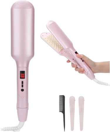 LCD Volumizing Curling Hair Iron with Wide Plates for Fluffy Hair Curler - UK - Buy Online on GoSupps.com