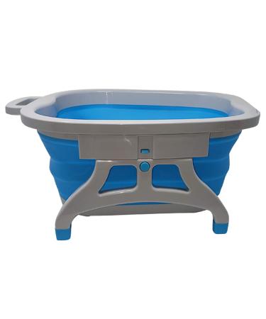 Lee Beauty Professional Large Foot Soaking Tub - Home Spa Bucket, Blue - Buy Online on GoSupps.com