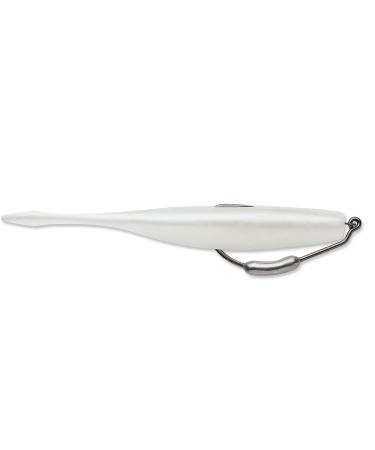 Storm 360GT Manta Tail w/Hook Soft Plastic Swimbait Pearl 4 inch