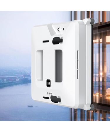 emobwdy Window Cleaner Robot Square Smart Glass Cleaning Robotic With 3000pa Strong Suction/4 Cleaning Cloths Remote Control Window Cleaning Robot For Windows/Tiles/Class Door White - Buy Online on GoSupps.com