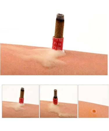 GSJNHY Smokeless Moxa Rolls Self-Adhesive Acupuncture Moxibustion Tubes (180 Pieces) for Body Relief Smoky Color - Buy Online on GoSupps.com