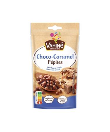 VAHINE P pites Gourmandes Chocolat-Caramel Texture Fondante pour Desserts Sucr s (Sachet 100g) - Le Lot De 3