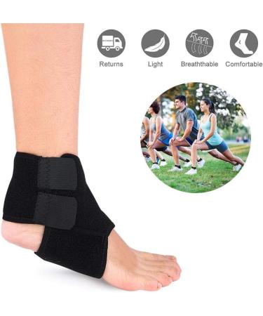 ZJchao Ankle Support Brace Strap Adjustable Stabilizers for Sports Plantar Fasciitis Relief Foot Sleeve for Ankle Strain & Sprains International Shipping Available - Buy Online on GoSupps.com
