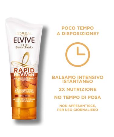 L'Or al Paris Elvive Rapid Reviver Conditioner - Intensive Repair for Dry Hair Enriched with Amino Acids & Jojoba Oil 3-Piece Set - Shop Worldwide - Buy Online on GoSupps.com