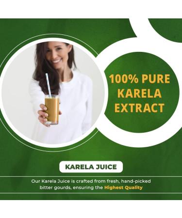 Karela Juice - Bitter Gourd Juice 750ml: Natural Aid for Sugar Control Immunity Boost and Digestive Wellness No Sugar or Artificial Colors Herbal Formula for Diabetes Care Karela (Bitter Gourd ) Juice - Buy Online on GoSupps.com