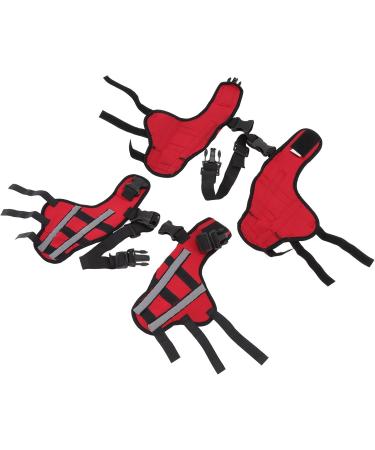 Dog Knee Brace Elastic Dog Leg Brace with Reflective Strips Pet Dog Rear Leg Bracer Support for Hind and Rear Leg Pet Knee Brace for Joint Pain Knee Dislocation (S) - Buy Online on GoSupps.com