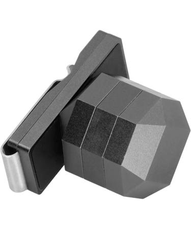 VGEBY Aluminum Cue Chalk Holder Clip - 3 Layers Octagon Billiard Pool Cue Chalk Box - Black | Universal Billiard Accessories - Buy Online on GoSupps.com