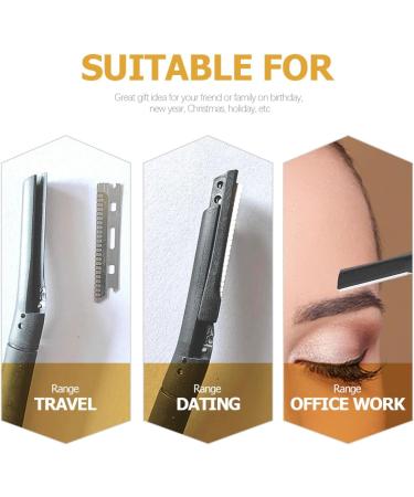 PopetPop 4 Sets Precision Face Razors - Stainless Steel Peach Fuzz & Eyebrow Hair Removal Trimmers - Buy Online on GoSupps.com