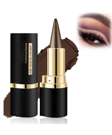 Dodorado Eye Liner Exhibition Black Eyeliner Ayky Long Wear Gel Eyeliner Creamy Texture Eyeliner Ayky Natural Black Eyeliner Cream Black Dark Brown Gel Eyeliner Pencil Eye Face Sticks (#03)