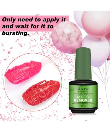 Magic Soak-Off Gel Nail Polish Remover - Professional Green-3 Formula for Natural and Gel Nails - Buy Online on GoSupps.com