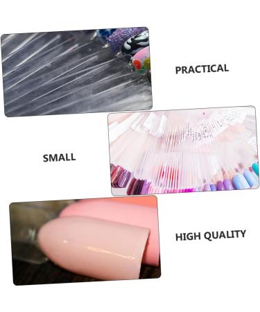  Didiseaon Didiseaon 150 Pcs Fan-Shaped Nail Polish Color Board Practice Nail Plate Nail Color Card Sample - Buy Online on GoSupps.com