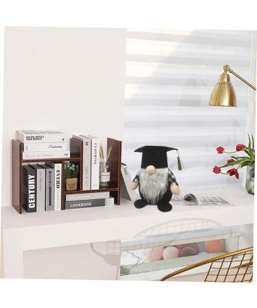 Cabilock 1pc School Season Dwarf Home Adornment Doll Lovely Ornament Graduation Decoration Faceless Black 21x19cm - Buy Online on GoSupps.com