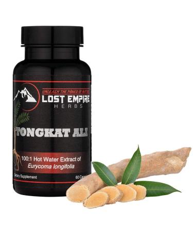 Tongkat Ali (Eurycoma longifolia) Capsules - 100:1 Water Soluble Extract | Lost Empire Herbs