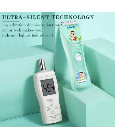 Quiet Electric Baby Hair Clipper Set | Waterproof & USB Rechargeable | Cordless Kids Hair Trimmer Kit for Boys | Toddler Haircut Kit - Buy Online on GoSupps.com
