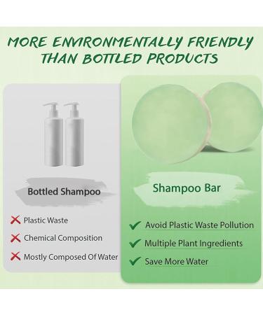 Tea Tree & Mint Shampoo Bar | All-Natural Sulfate-Free Hair Cleanser | Vegan & Zero-Waste | 3.2 oz - Buy Online on GoSupps.com
