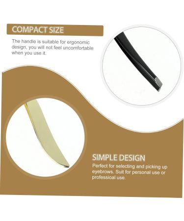 MAGICLULU 2 Sets Eyebrow Makeup Tool Tweezers Eyebrow Plucker Eyebrow Shaping Tool Facial Hair Removal Tool Eyebrow Clips Makeup Kits Metal Eyebrow Banana Clip Stainless Steel Miss - Buy Online on GoSupps.com
