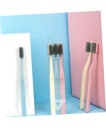CLISPEED 6pcs Adult Stiff Charcoal Toothbrushes - Enhanced Oral Care & Cleaning - Buy Online on GoSupps.com
