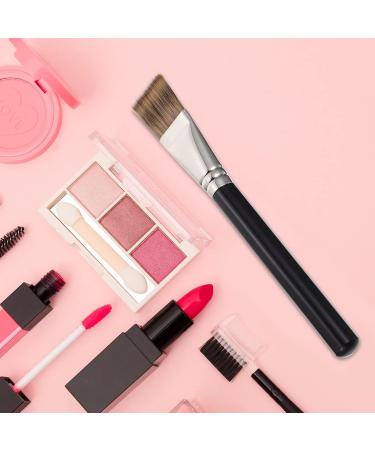 minkissy 1pc Makeup Brush Tapered Brush Smudge Buffing Brush Blush Brush Liquid Foundation Brush Makeup Foundation Brush Beauty Supplies Miss Wooden Handle Flat Head Highlight Brush 16.5x2cm As Shown - Buy Online on GoSupps.com