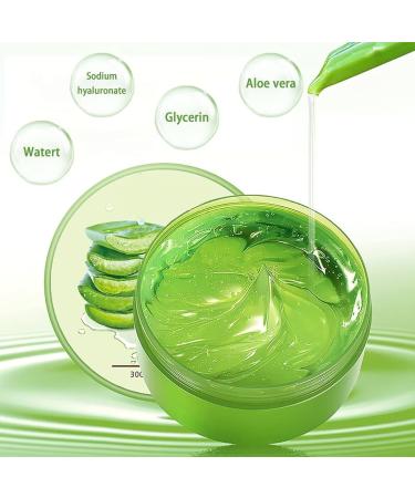 ROADCREW Aloe Vera Gel 300 ML - Organic Moisturizing & Soothing Cream for Sunburn Scars Face & Hair Care - Buy Online on GoSupps.com