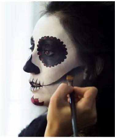 Go Ho Water Based Black Face Paint Stick - 1.06 Oz Non-toxic Cream Makeup for Adults & Children - Washable & Full-coverage Body Paint Stick for Theater, Halloween, SFX, Cosplay - Buy Online on GoSupps.com