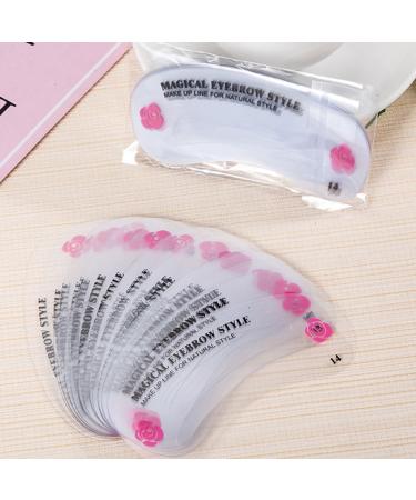 Eyebrow Stencils Kit Brow Shaping Grooming Templat Styling Tool 24PCS - Buy Online on GoSupps.com