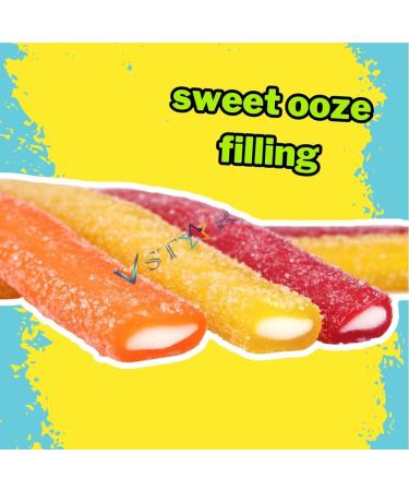 3 x Warheads Tropical Ooze Chewz Ropes Sweet and Sour Chewy Candy with Soft Center Assorted Fruit Flavored Shareable Bagged Candies 70g - Buy Online on GoSupps.com