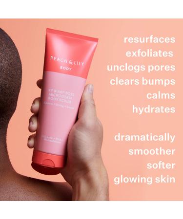Peach & Lily KP Bump Boss Microderm Body Scrub | 10% AHA for Smooth, Silky-Soft, Radiant Skin | Clean, Non-Toxic, Cruelty-Free | 8.11 Oz - Buy Online on GoSupps.com