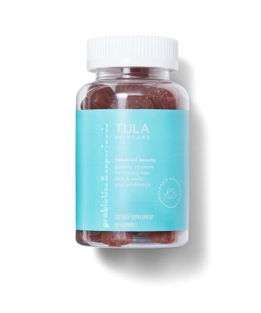 TULA Skin Care Balanced Beauty Gummy Vitamins | for Strong Skin Plus Probiotics 30-Day Supply | 60 Gummies