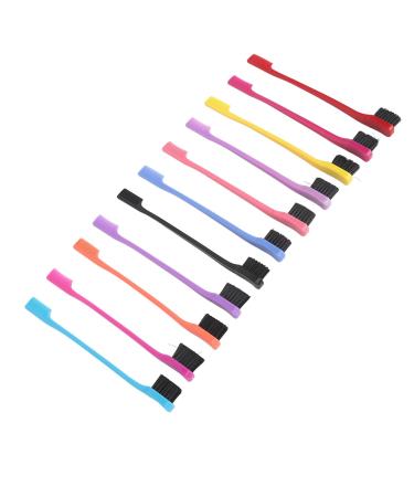 Double Ended Eyebrow Brush Comb Cleans Soft Nylon Hair Makeup Eyebrow Grooming Brush Beauty Tools