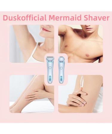 Duskofficial Razor - Duskofficial Mermaid Shaver Duskofficial The Glide Pro 3.0 Waterproof Electric Razor The Mermaid Shaver Eviay Premium Shaver Ipx7 Waterproof Wet & Dry (Blue) - Buy Online on GoSupps.com