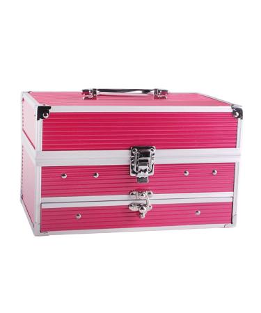 Cosmetic Make up Palette Set Kit Combination 94 Colors Eyeshadow 12 Colors of 3 Colors of Pressed Powder Rose Red