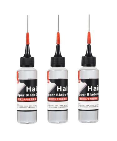 Clipper Oil Hair Clipper Oil for Hair Trimmers Hair Clippers Shaver Trimmers Hairdressing & Beard Trimmer Clippers Oil Lubricating Oils Care for Your Hair Trimmer 60ml X 3pcs