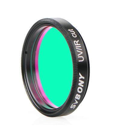 SVBONY Telescope Filter, 1.25 inches UV IR Cut Block Filter, Multi Coated Infra Red Filter Keep Planetary Images Sharp, for CCD Digital Astrophotography - Buy Online on GoSupps.com