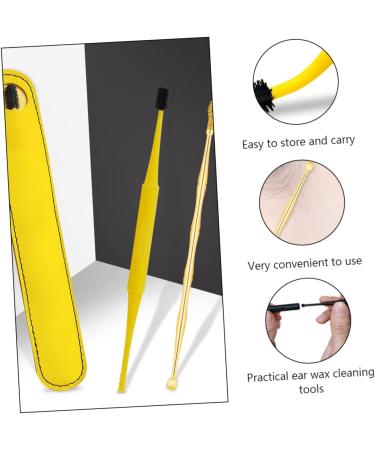 Ear Spoon & Spatula Set for Earwax Removal - 2 Piece Nursing Flash Suit with Syringe, Tweezer & Picks - Buy Online on GoSupps.com