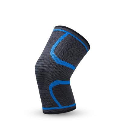 2 Pack Knee Braces for Knee Pain Relief (Medium Blue)