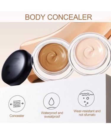 Waterproof Tattoo Concealer Set - 2pcs Makeup for Body, Birthmark, Scar & Spots Cover Cream - Men and Women - Two Colors - Buy Online on GoSupps.com