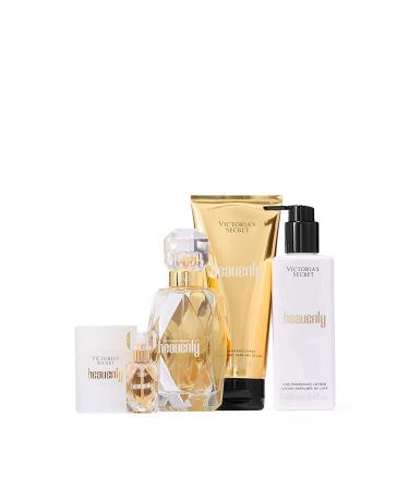 Victoria's Secret Heavenly Ultimate Fragrance Gift Set - 3.4oz Eau de Parfum, Mini Eau de Parfum, Candle, Lotion & Wash 4.23 Fl Oz (Pack of 5) - Buy Online on GoSupps.com