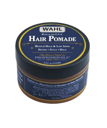 WAHL Hair Pomade for Styling with Essential Manuka/Meadowfoam Seed/Clove & Moringa Oil for Control Hold Shine - Model 805611A